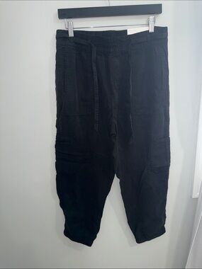 American Eagle Outfitters Black Cargo Jogger Pants